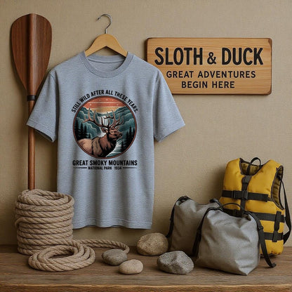 Great Smoky Mountains National Park T-Shirt - S - Sloth & Duck