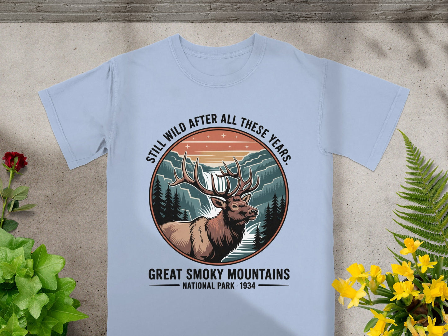 Great Smoky Mountains National Park T-Shirt - S - Sloth & Duck