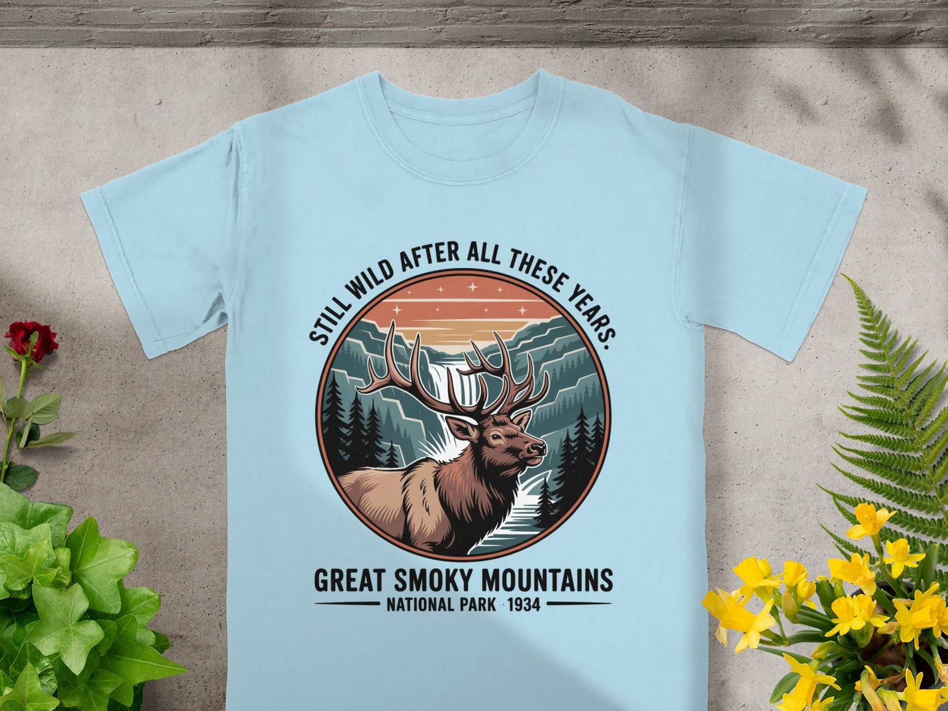 Great Smoky Mountains National Park T-Shirt - S - Sloth & Duck