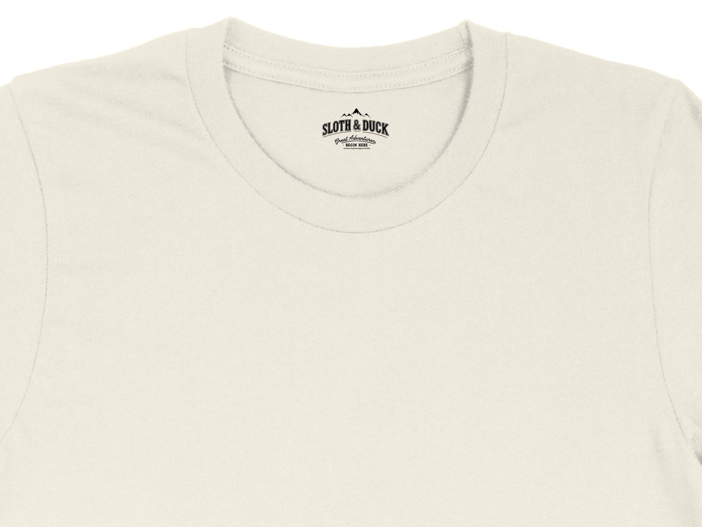 Great Smoky Mountains T-Shirt | Misty Ridge Reset Camping Tee - S - Sloth & Duck