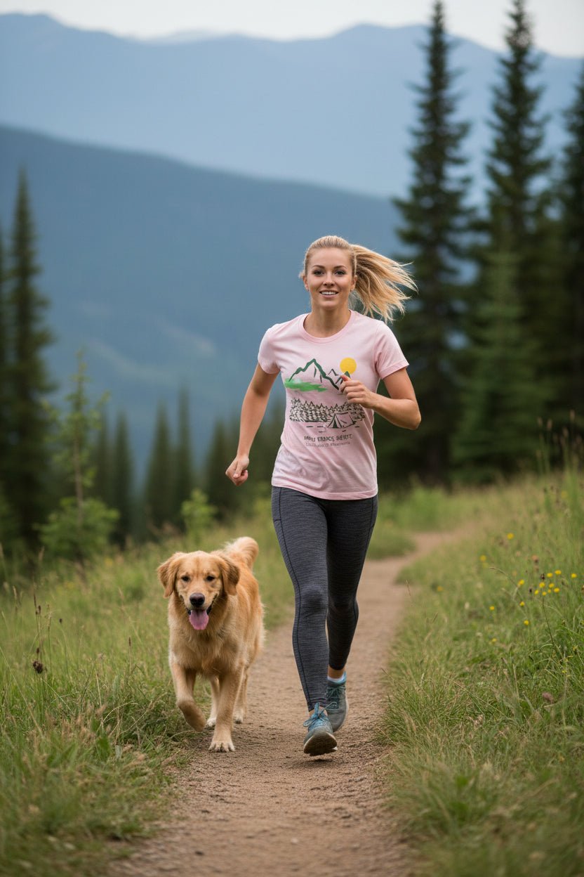 Great Smoky Mountains T-Shirt | Misty Ridge Reset Camping Tee - S - Sloth & Duck
