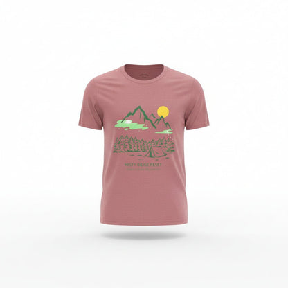 Great Smoky Mountains T-Shirt | Misty Ridge Reset Camping Tee - S - Sloth & Duck