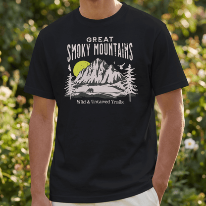 Great Smoky Mountains — Wild & Untamed Trails T-Shirt - S - Sloth & Duck