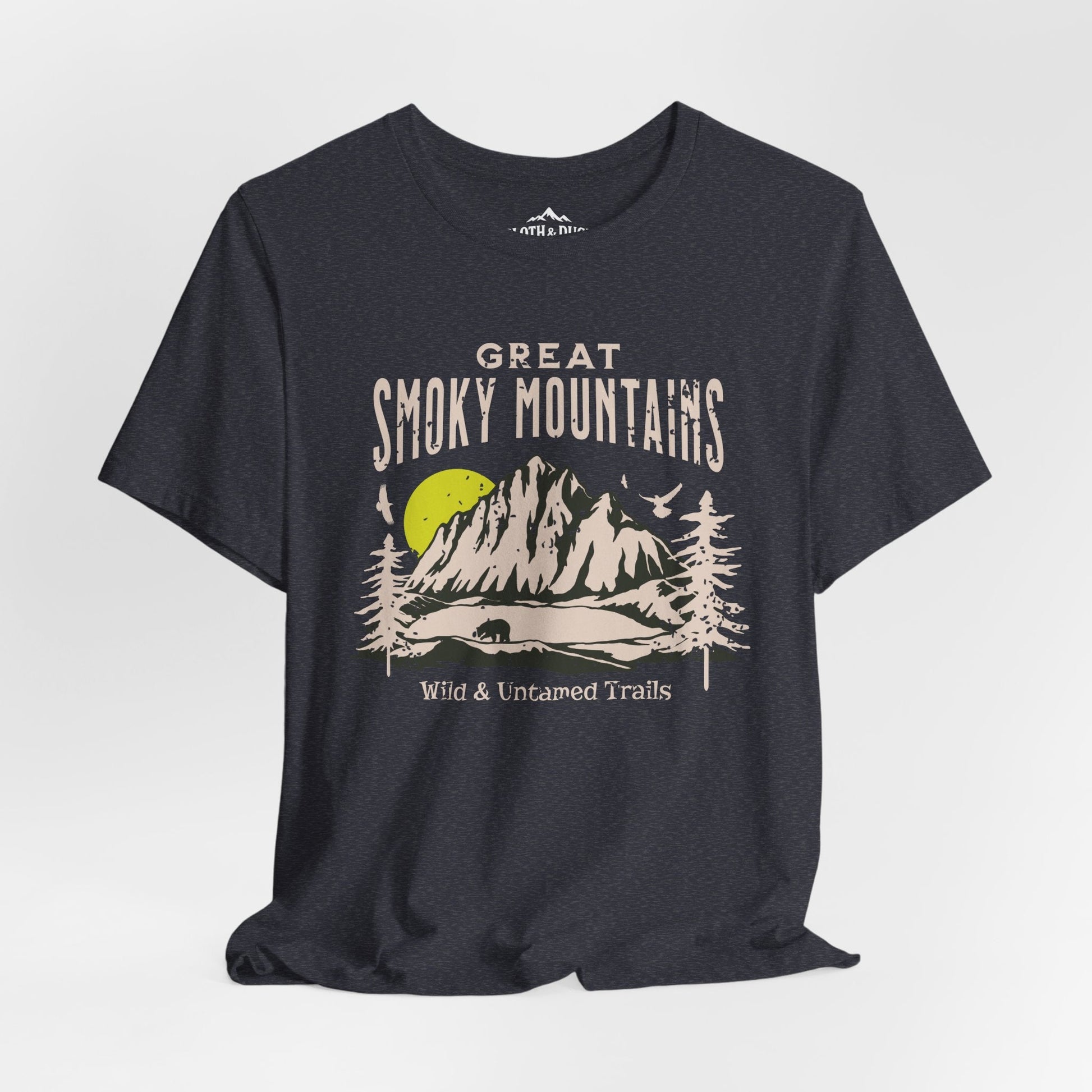 Great Smoky Mountains — Wild & Untamed Trails T-Shirt - S - Sloth & Duck