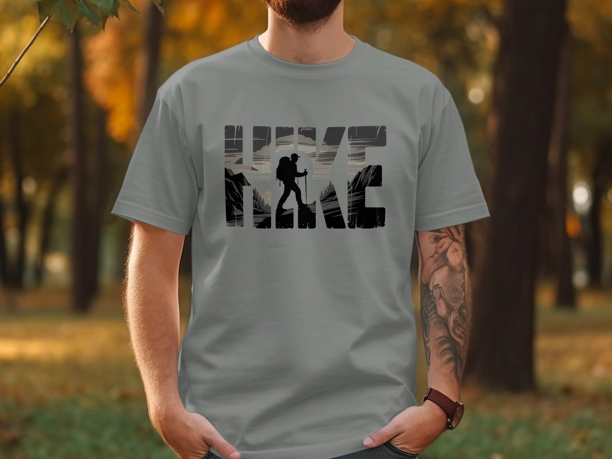 "HIKE" Graphic T-Shirt - S - Sloth & Duck