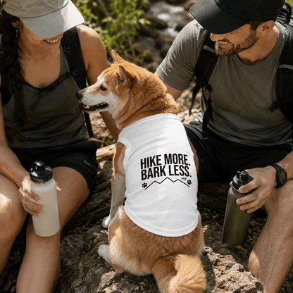 Hike More Bark Less Dog Tank Top -M - Sloth & Duck