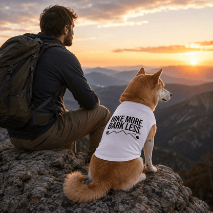 Hike More Bark Less Dog Tank Top -M - Sloth & Duck