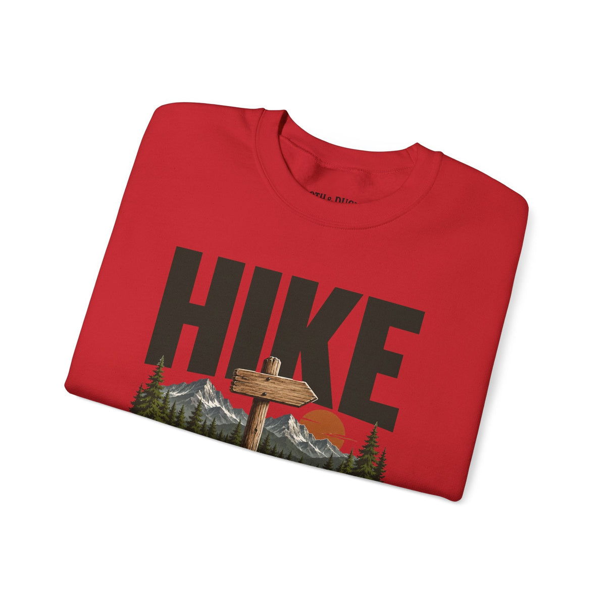 Hike Responsibly Crewneck Sweatshirt -S - Sloth & Duck