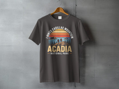 "I Hiked Acadia National Park" T-Shirt - S - Sloth & Duck