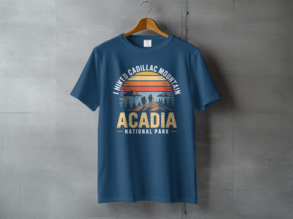 "I Hiked Acadia National Park" T-Shirt - S - Sloth & Duck