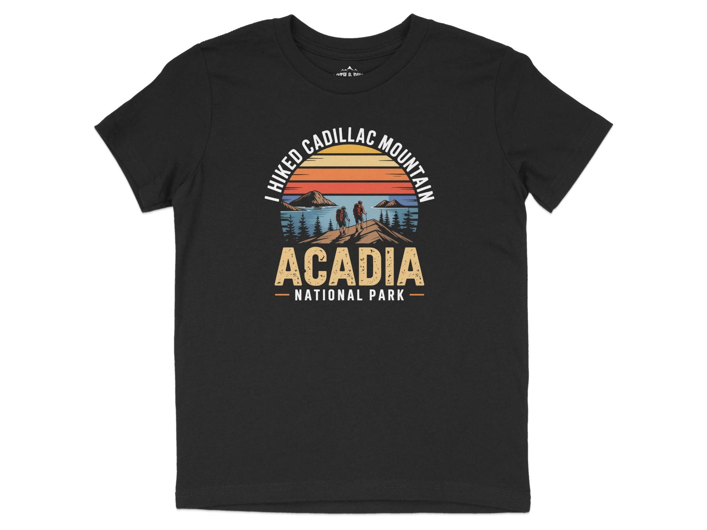 "I Hiked Acadia National Park" T-Shirt - S - Sloth & Duck