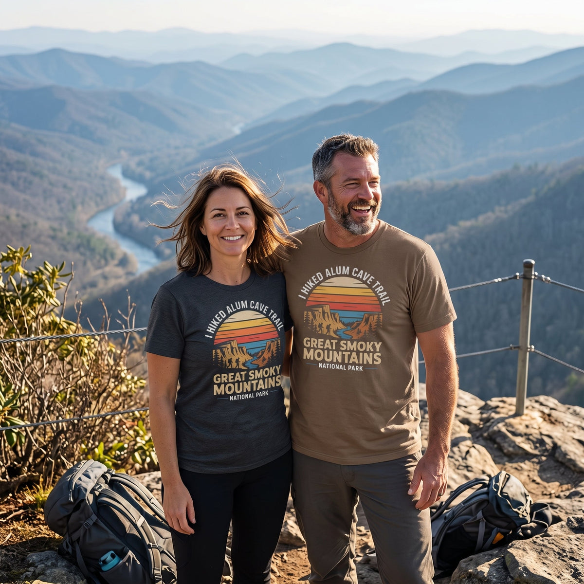 I Hiked Alum Cave Trail T-Shirt -S - Sloth & Duck