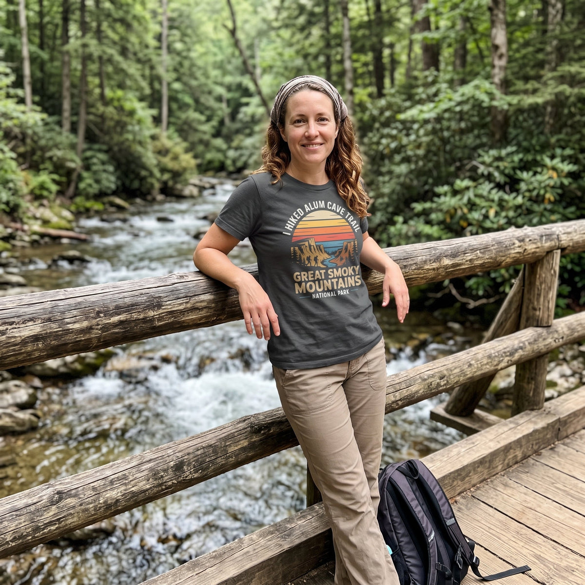 I Hiked Alum Cave Trail T-Shirt -S - Sloth & Duck