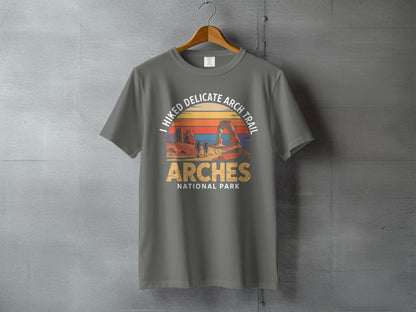 "I Hiked Arches National Park" T-Shirt - S - Sloth & Duck