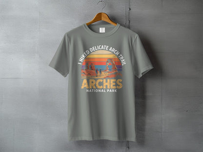 "I Hiked Arches National Park" T-Shirt - S - Sloth & Duck