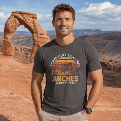 I Hiked Arches National Park T-Shirt -S - Sloth & Duck