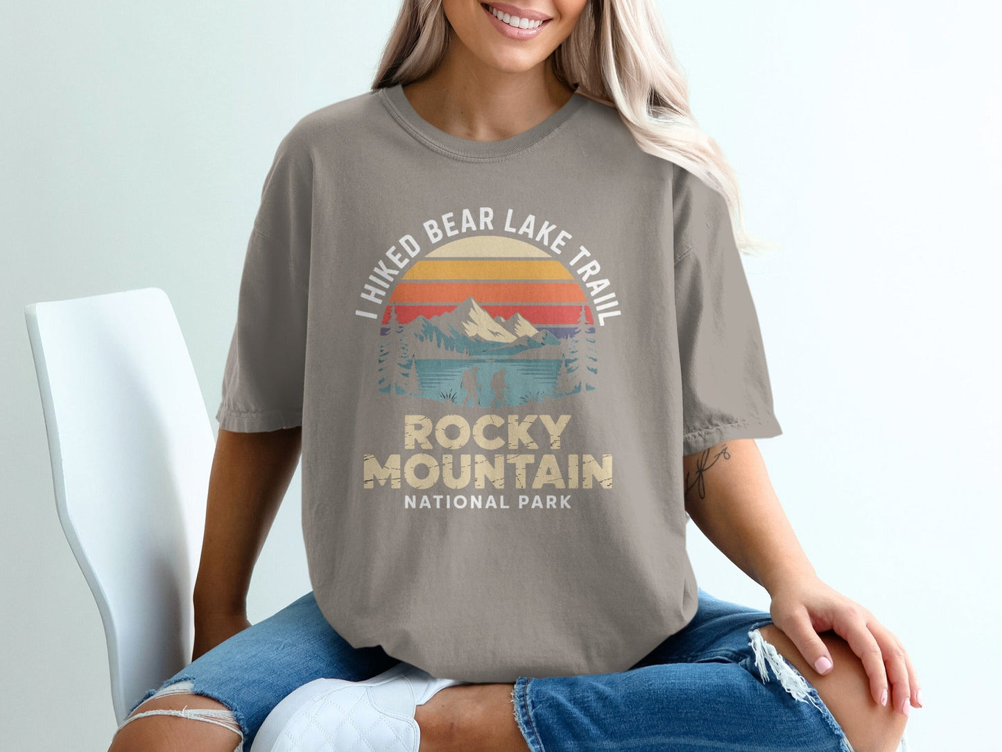 "I Hiked Bear Lake Trail" T-Shirt - S - Sloth & Duck
