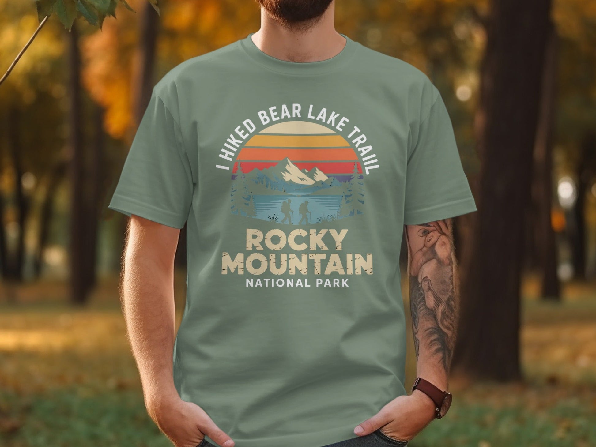 "I Hiked Bear Lake Trail" T-Shirt - S - Sloth & Duck