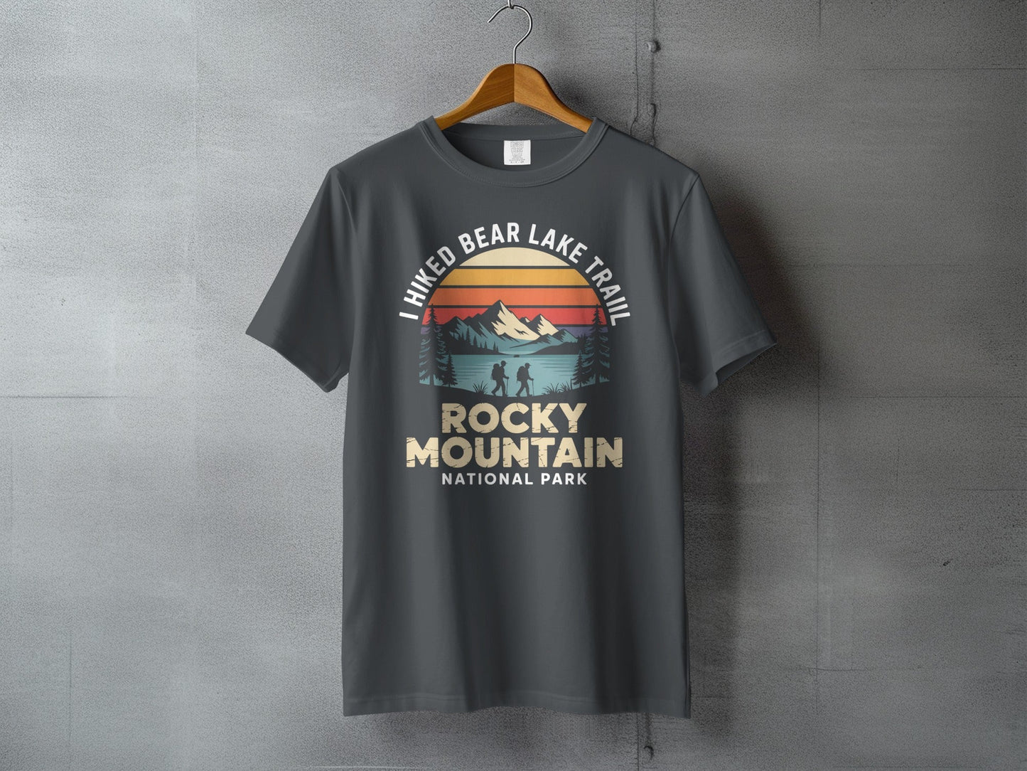 "I Hiked Bear Lake Trail" T-Shirt - S - Sloth & Duck