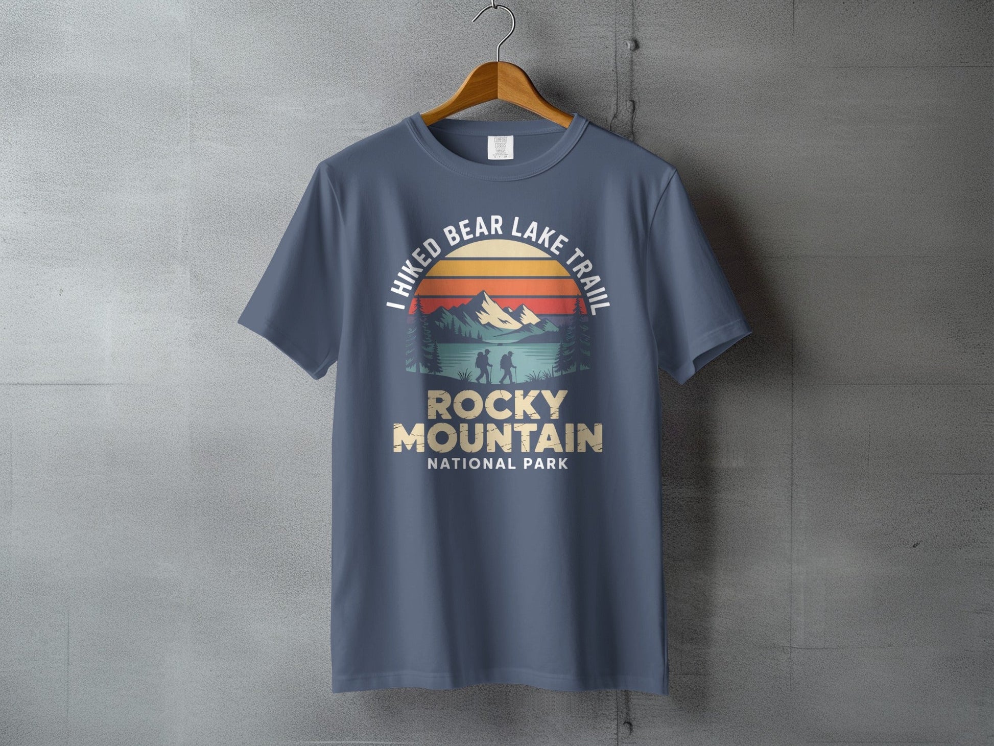 "I Hiked Bear Lake Trail" T-Shirt - S - Sloth & Duck