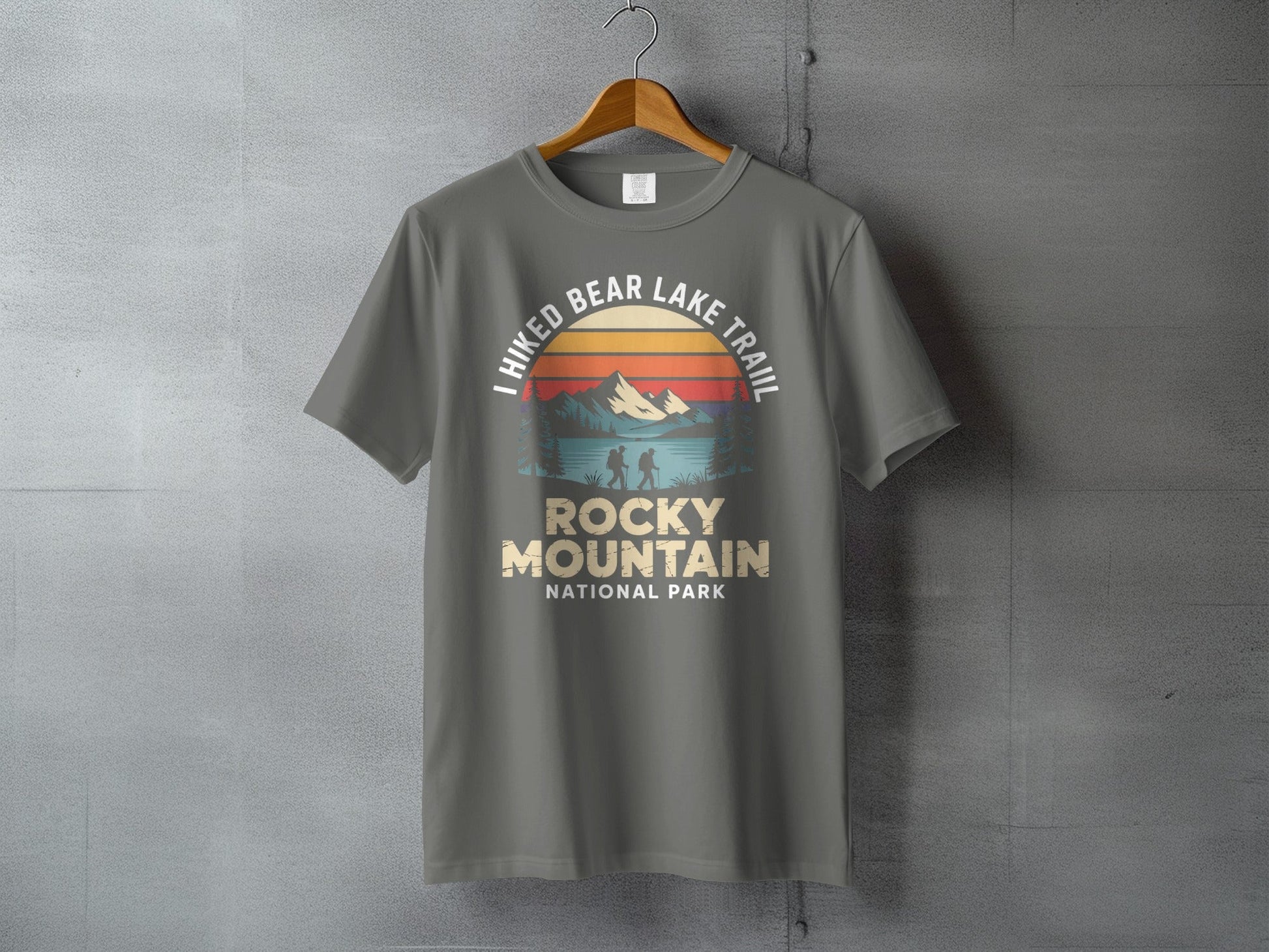 "I Hiked Bear Lake Trail" T-Shirt - S - Sloth & Duck
