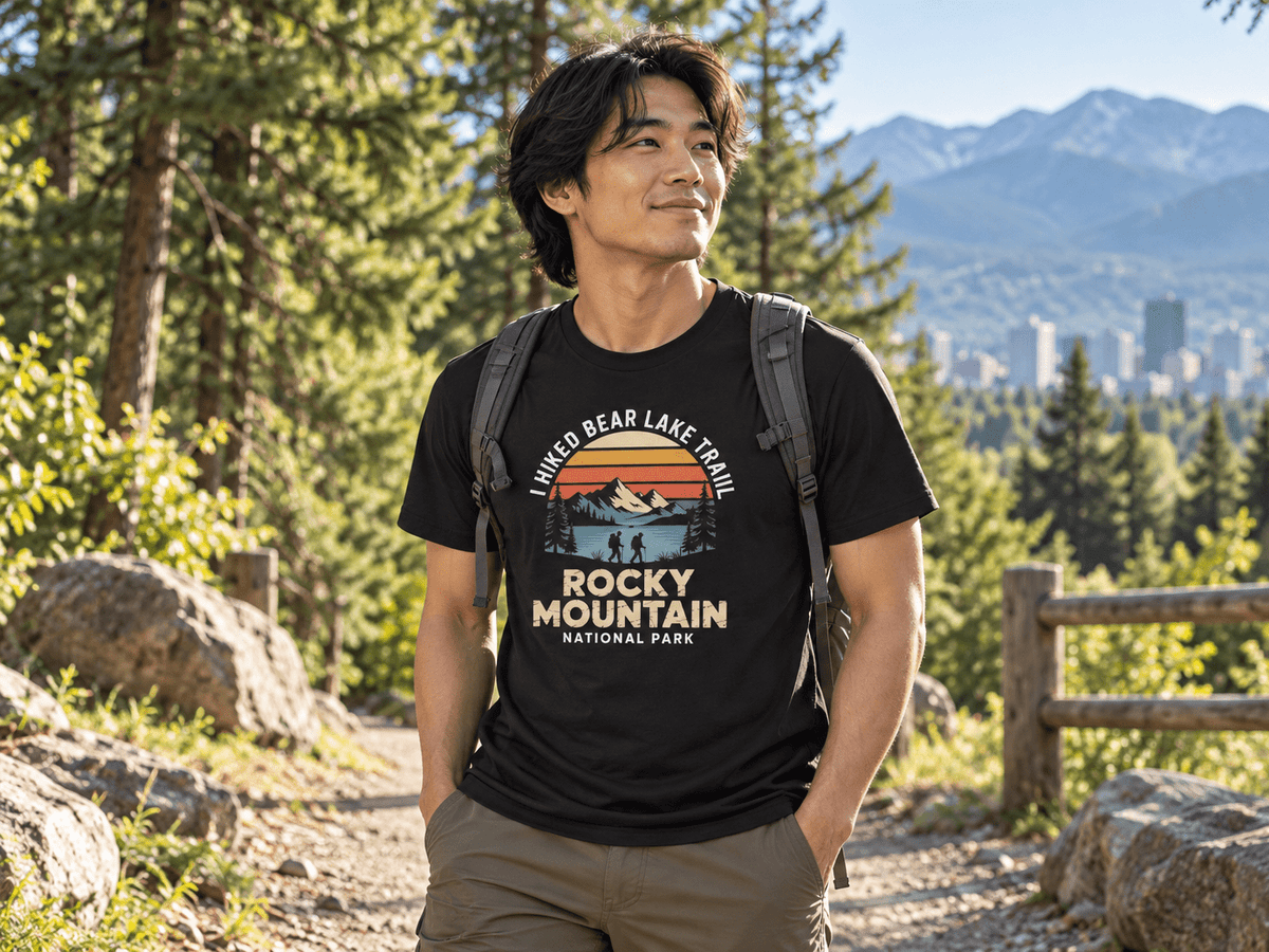I Hiked Bear Lake Trail T-Shirt -S - Sloth & Duck