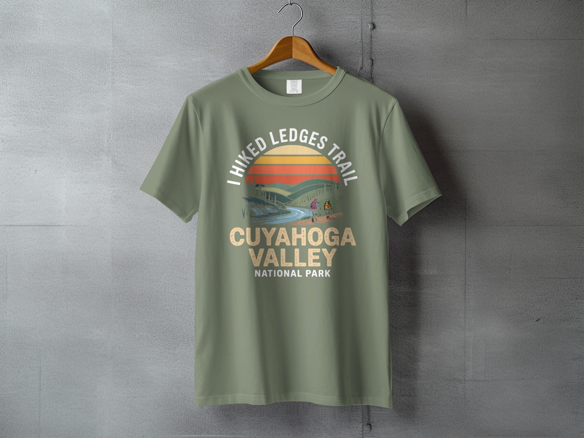 "I Hiked Cuyahoga Valley National Park" T-Shirt - S - Sloth & Duck