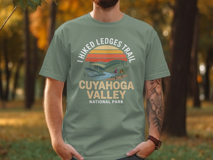 "I Hiked Cuyahoga Valley National Park" T-Shirt - S - Sloth & Duck