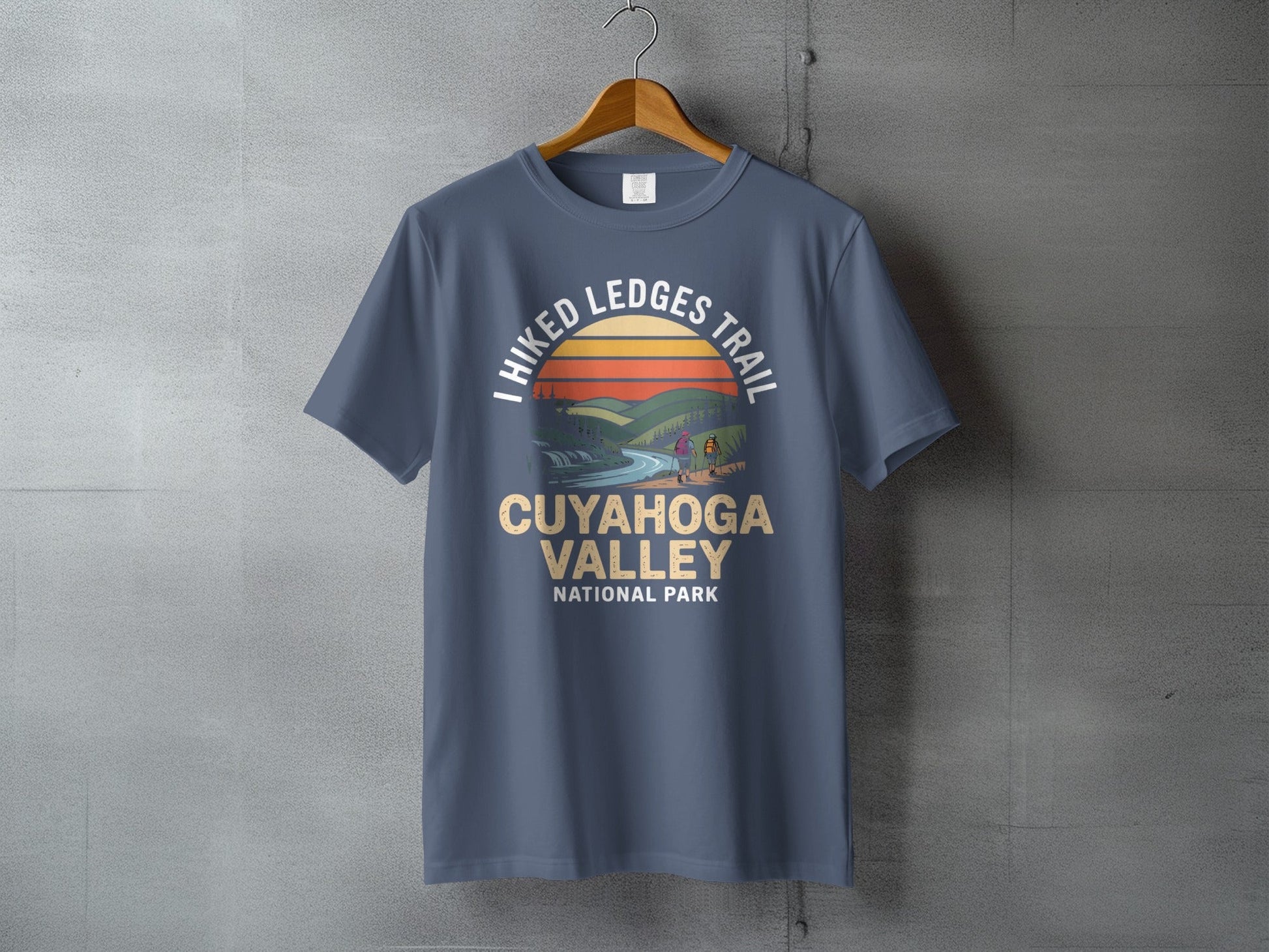 "I Hiked Cuyahoga Valley National Park" T-Shirt - S - Sloth & Duck