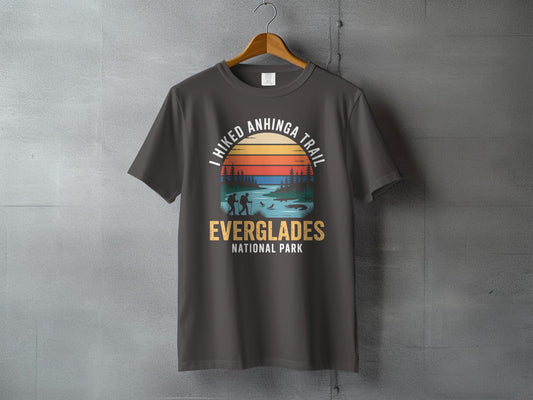 "I Hiked Everglades National Park" T-Shirt - S - Sloth & Duck