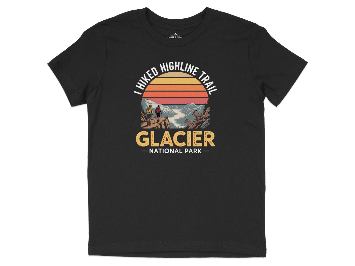 "I Hiked Glacier National Park" T-Shirt - S - Sloth & Duck