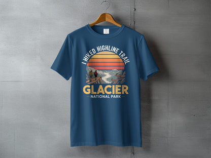 "I Hiked Glacier National Park" T-Shirt - S - Sloth & Duck