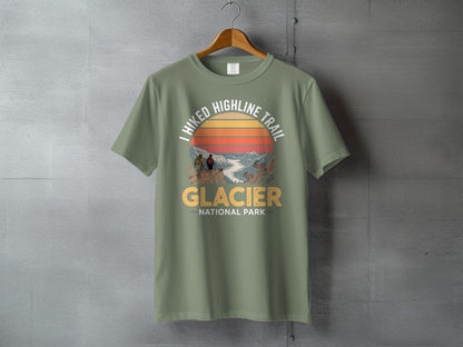 "I Hiked Glacier National Park" T-Shirt - S - Sloth & Duck