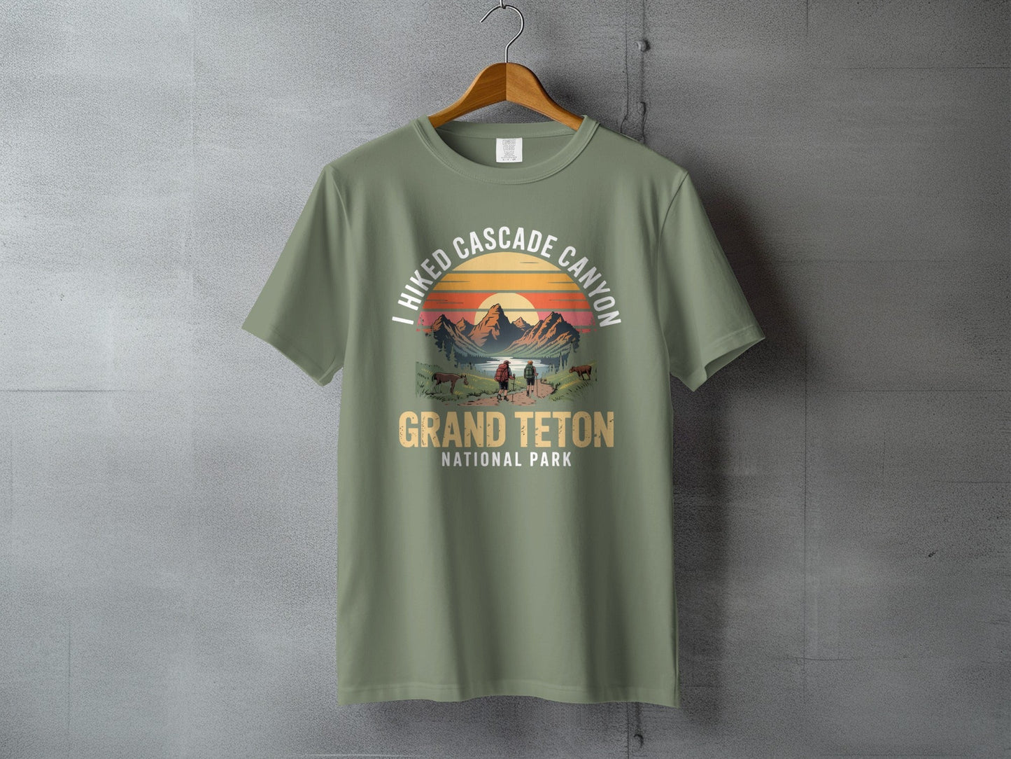 "I Hiked Grand Teton" T-Shirt - S - Sloth & Duck