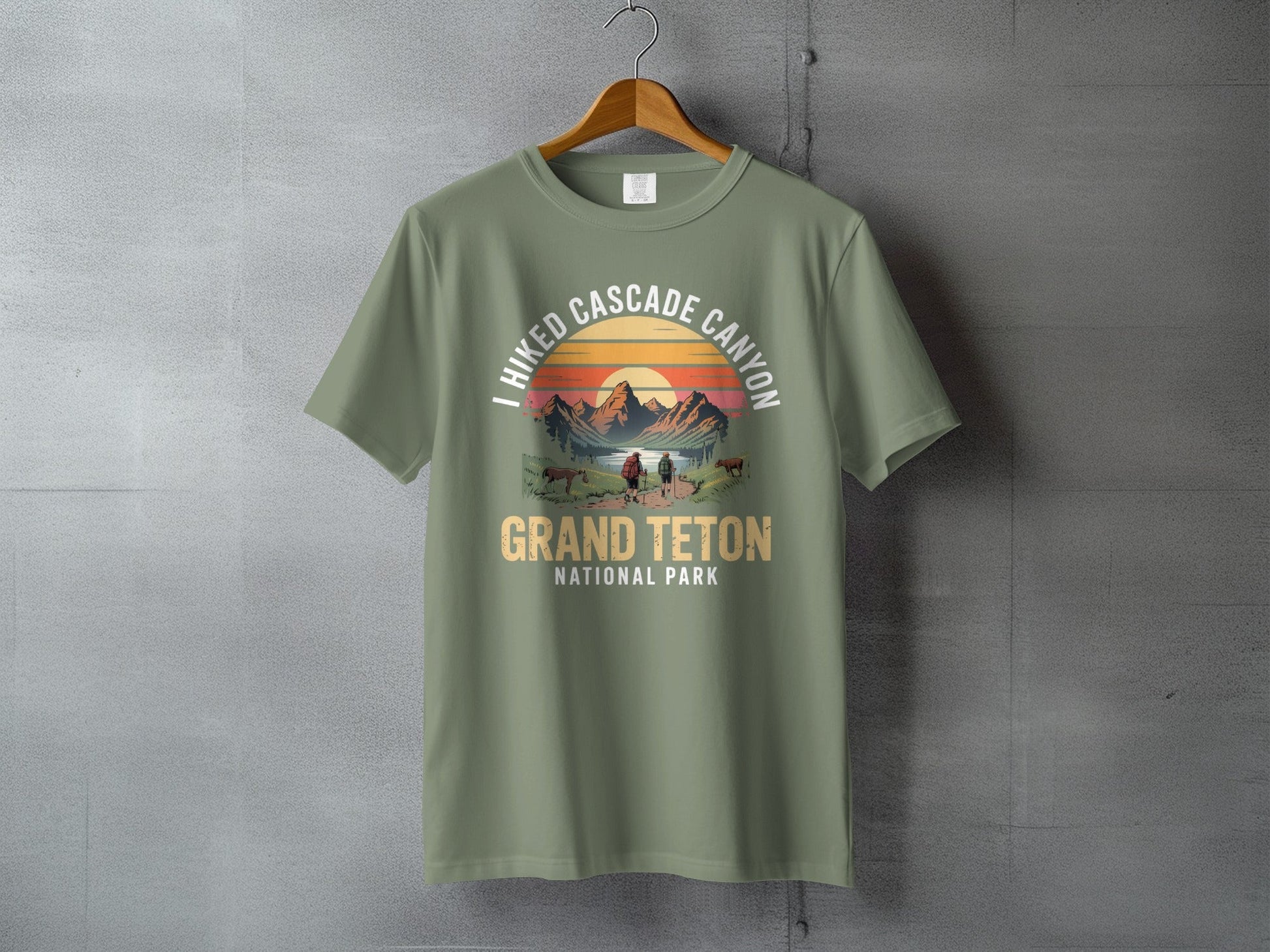 "I Hiked Grand Teton" T-Shirt - S - Sloth & Duck