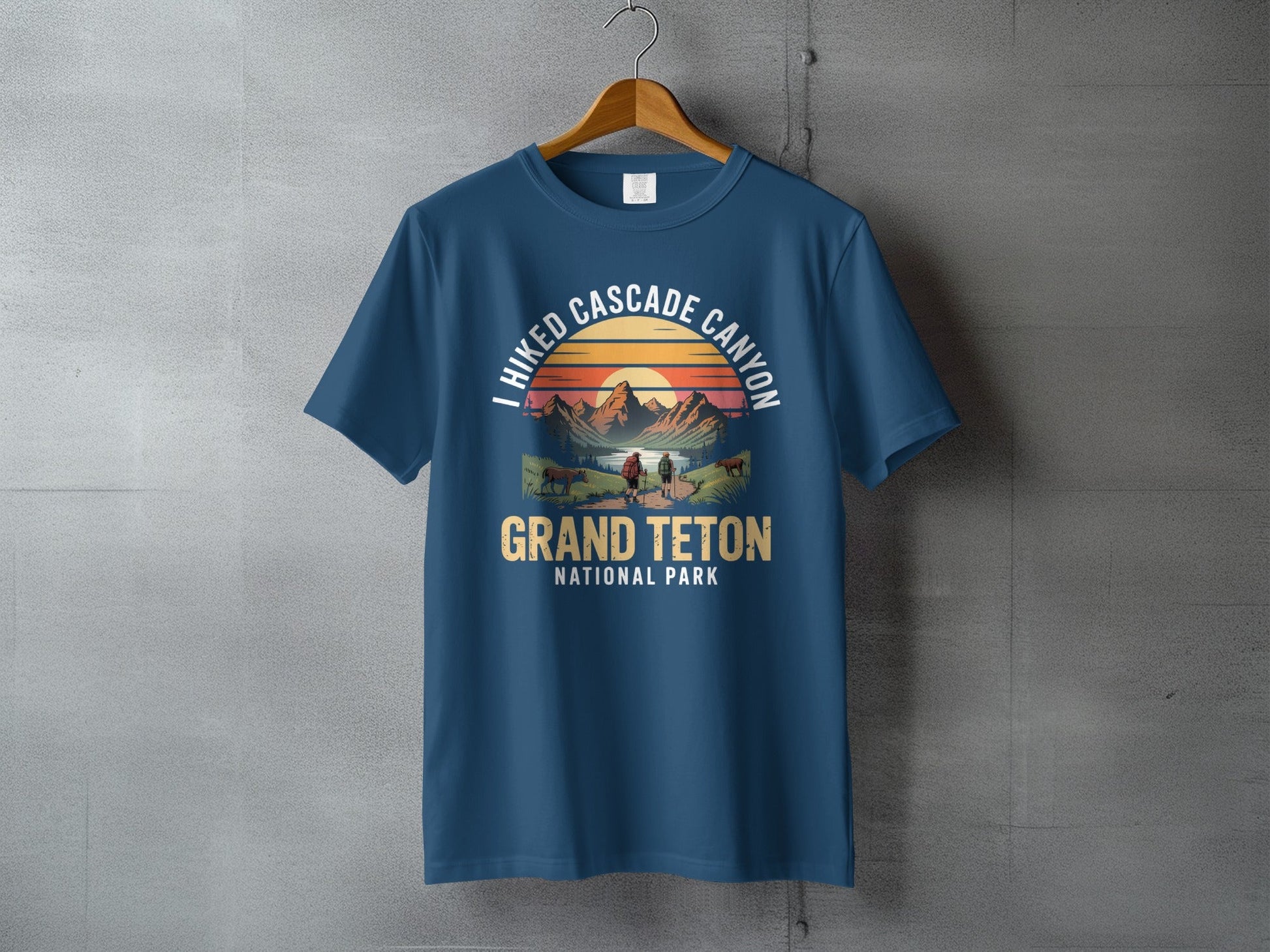 "I Hiked Grand Teton" T-Shirt - S - Sloth & Duck