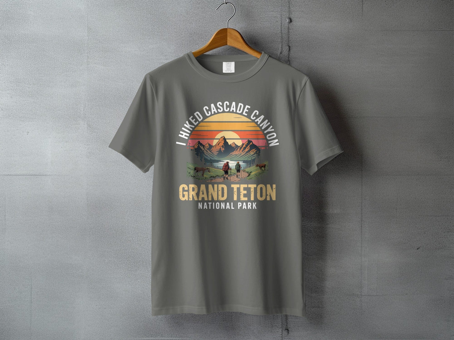 "I Hiked Grand Teton" T-Shirt - S - Sloth & Duck