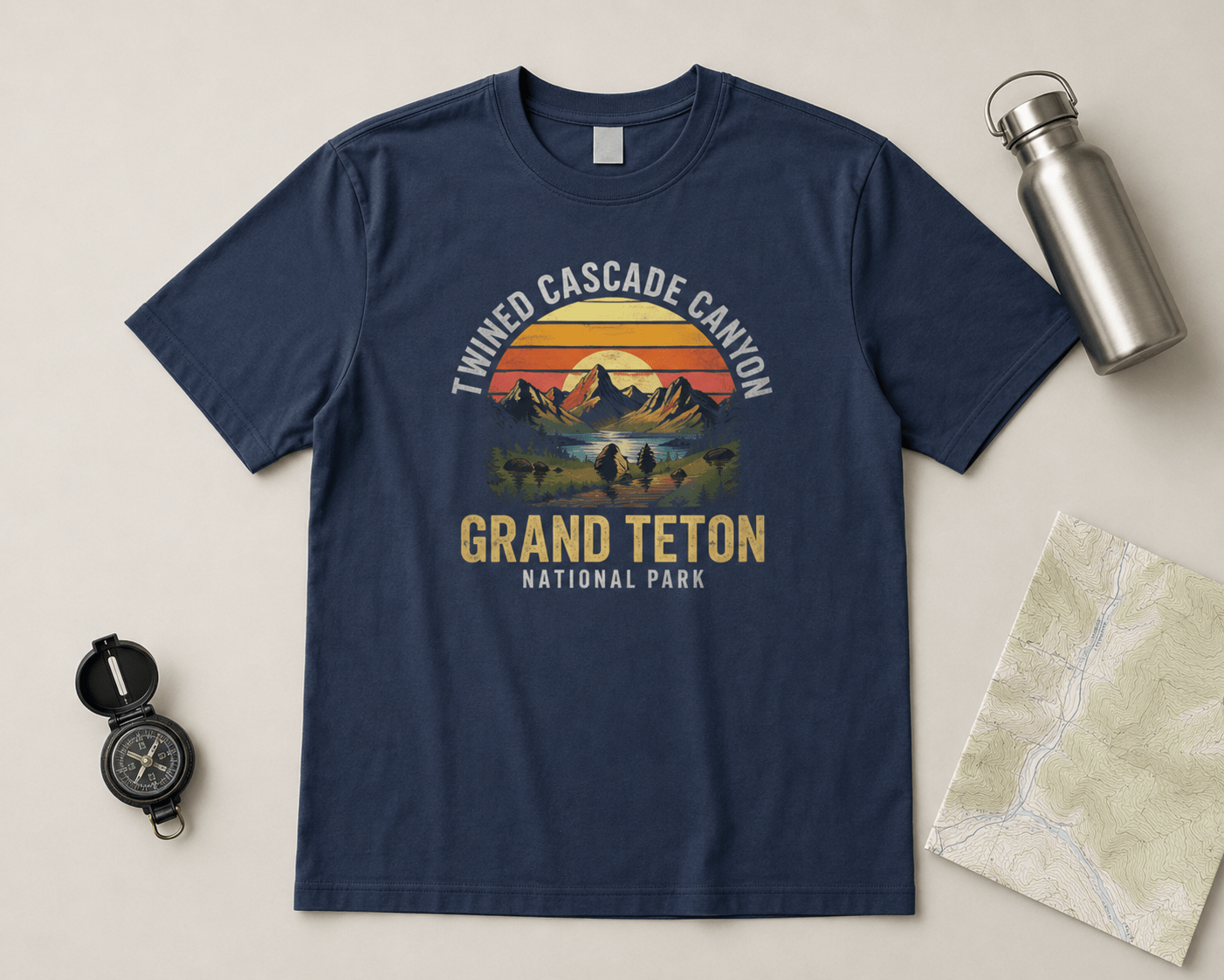 I Hiked Grand Teton T-Shirt -S - Sloth & Duck