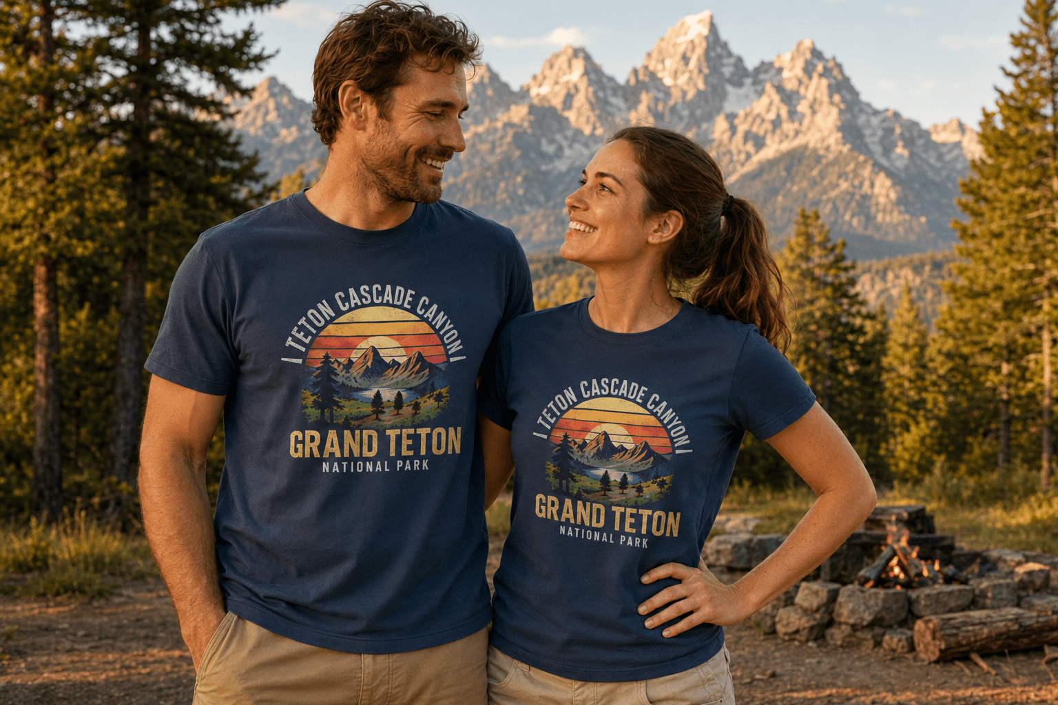 I Hiked Grand Teton T-Shirt -S - Sloth & Duck