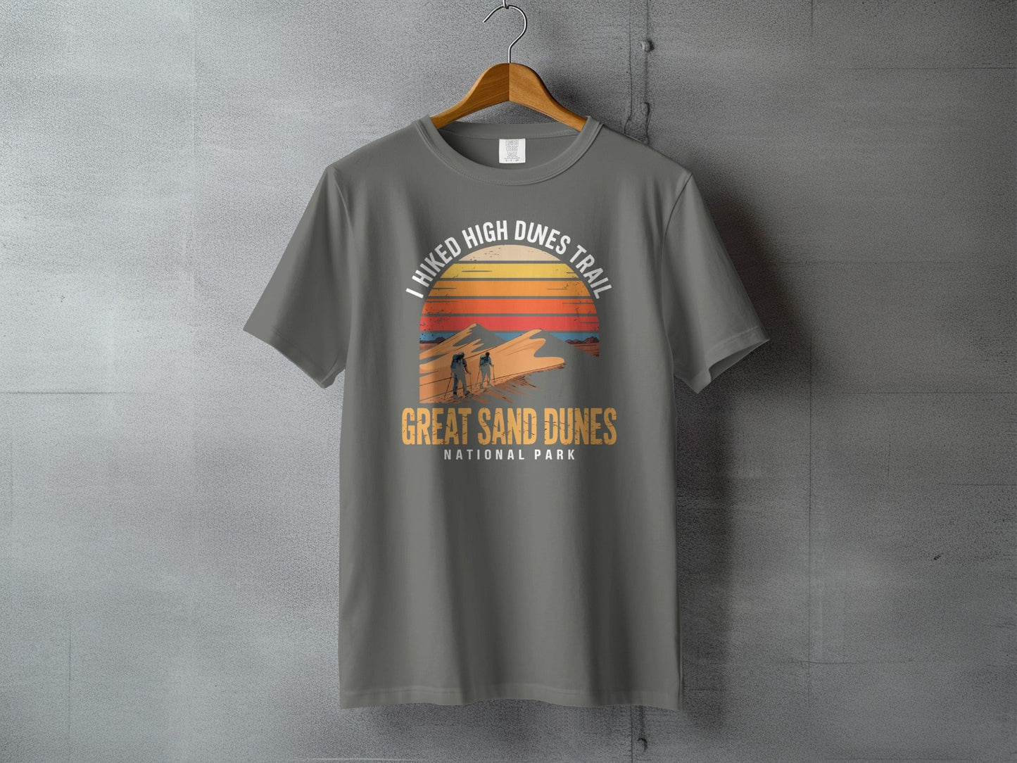 "I Hiked Great Sand Dunes" T-Shirt - S - Sloth & Duck