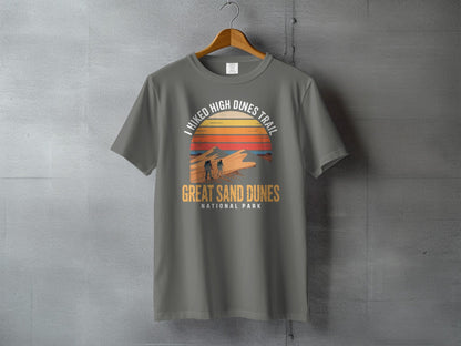 "I Hiked Great Sand Dunes" T-Shirt - S - Sloth & Duck