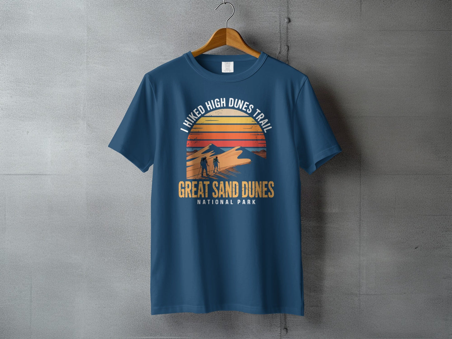 "I Hiked Great Sand Dunes" T-Shirt - S - Sloth & Duck