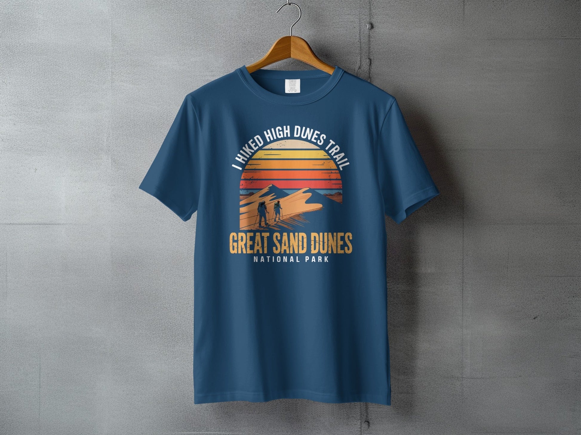 "I Hiked Great Sand Dunes" T-Shirt - S - Sloth & Duck