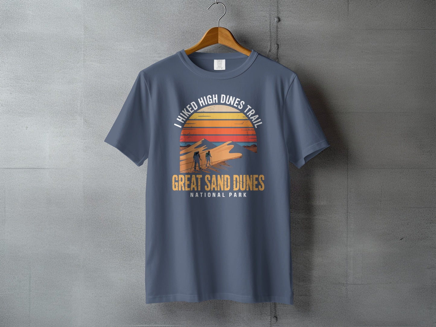 "I Hiked Great Sand Dunes" T-Shirt - S - Sloth & Duck