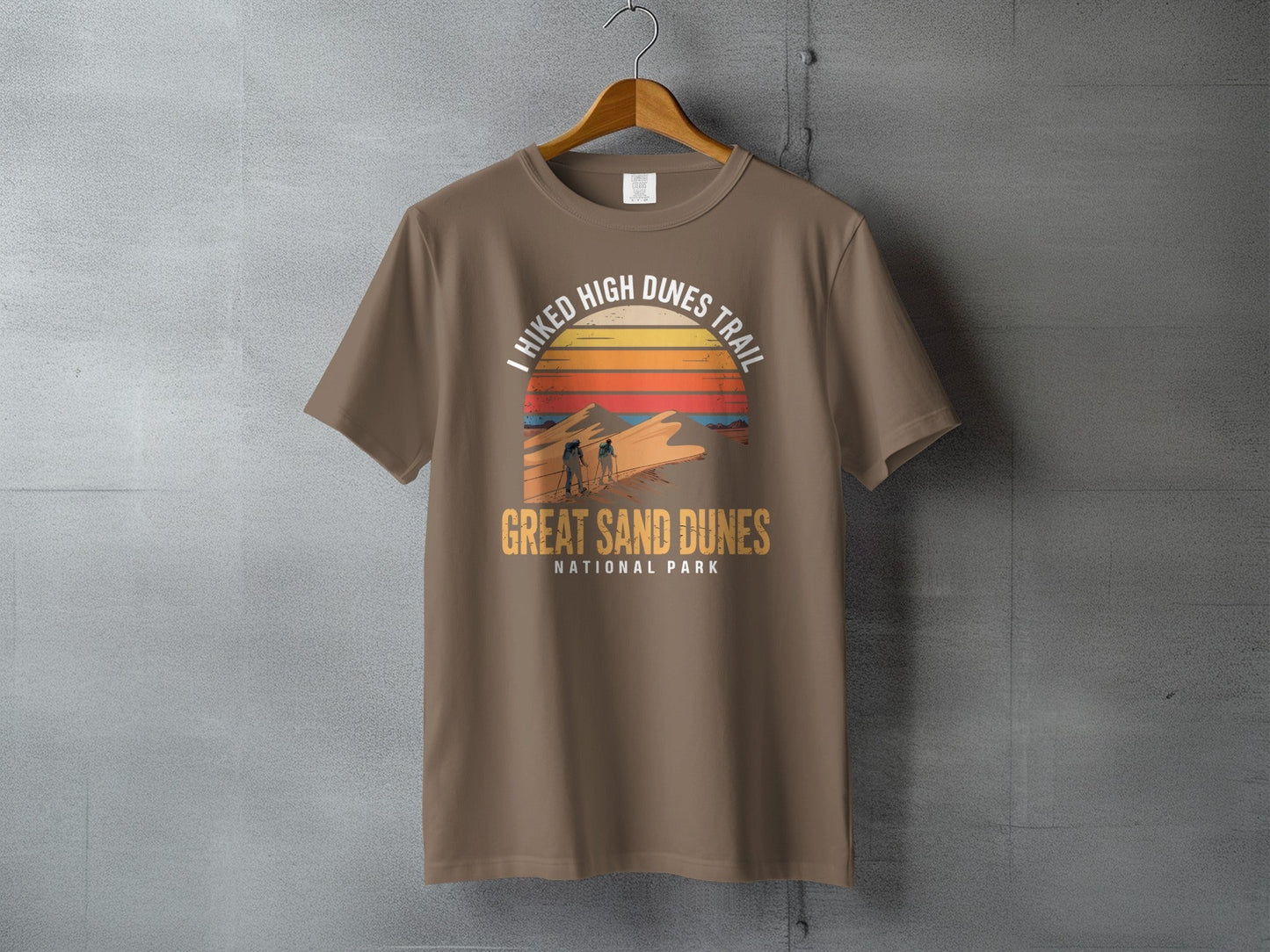 "I Hiked Great Sand Dunes" T-Shirt - S - Sloth & Duck