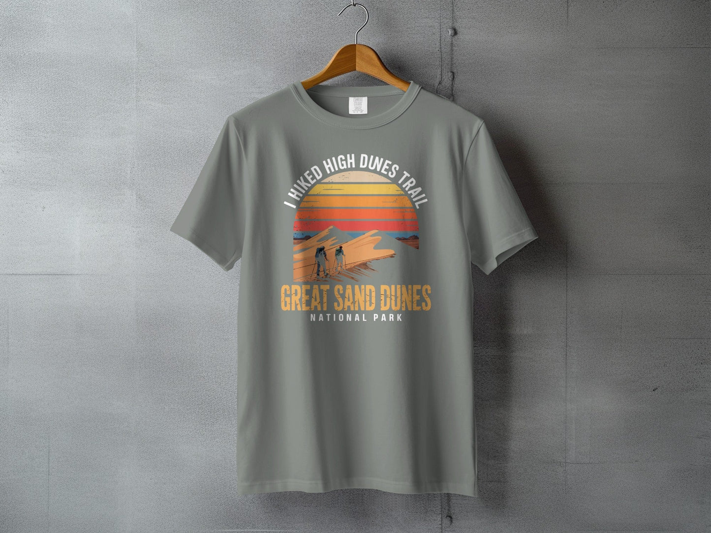 "I Hiked Great Sand Dunes" T-Shirt - S - Sloth & Duck