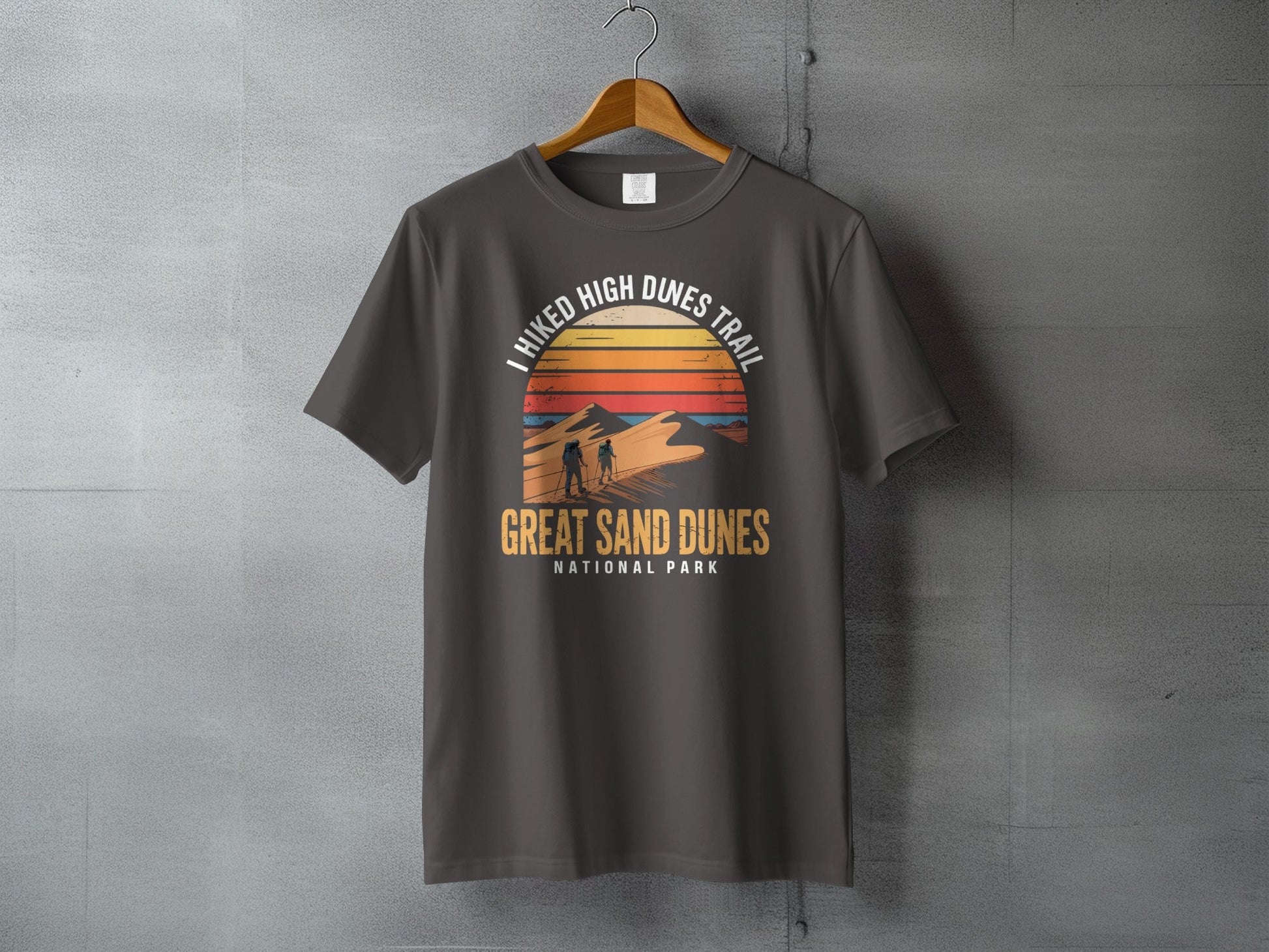 "I Hiked Great Sand Dunes" T-Shirt - S - Sloth & Duck