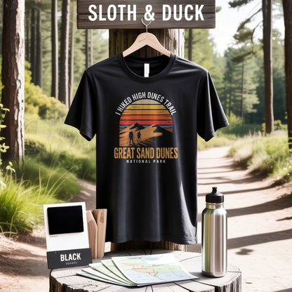 "I Hiked Great Sand Dunes" T-Shirt - S - Sloth & Duck