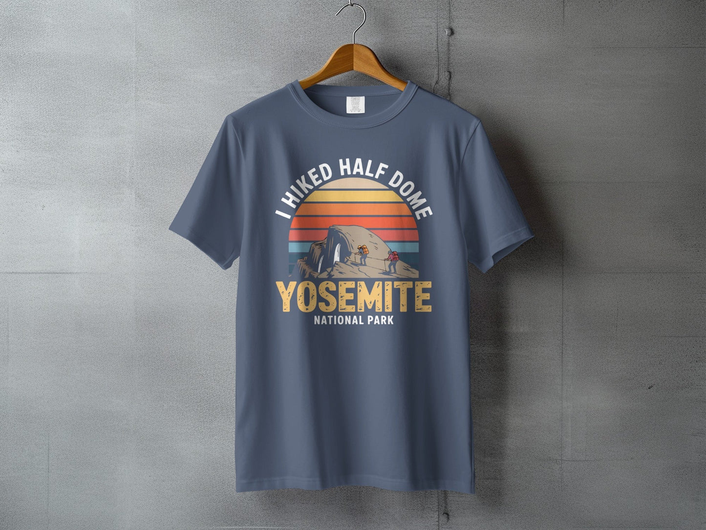 "I Hiked Half Dome, Yosemite National Park" T-Shirt - S - Sloth & Duck