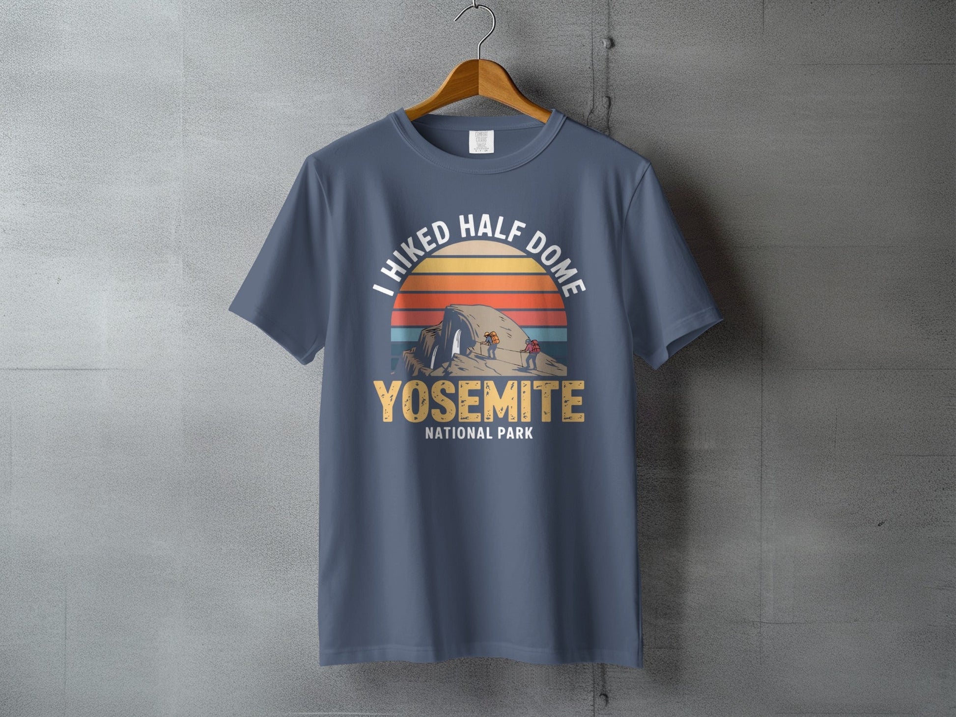 "I Hiked Half Dome, Yosemite National Park" T-Shirt - S - Sloth & Duck